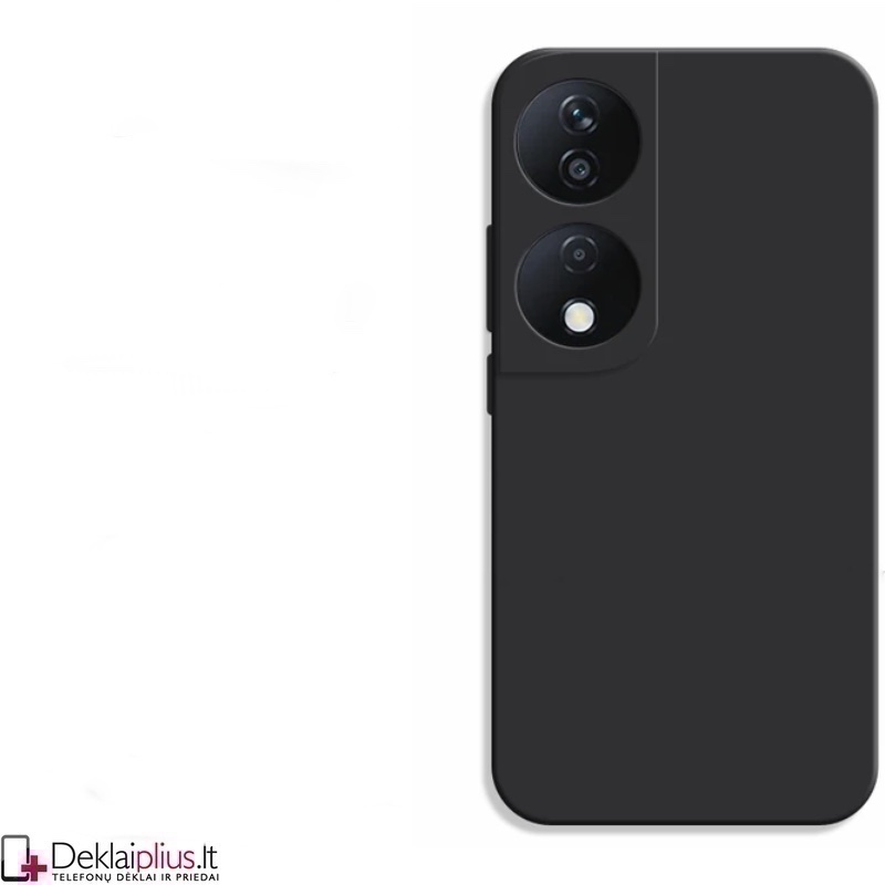 Liquid Air silikoninis juodas dėklas - su kameros apsauga (Huawei Honor X7b/Honor 90 Smart) Liquid Air silikoninis juodas dėklas - su kameros apsauga (Huawei Honor X7b/Honor 90 Smart)